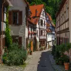 Storybook Half Timbered Houses in Weinheim