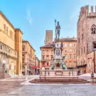 Medieval Square in Bologna Italy