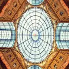 Glass Ceiling of Galleria Vittorio Emanuele II in Milan
