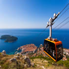 the Gondola Cable Car in Dubrovnik  