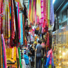 Colorful Clothing Hanging at Shop Inside Chatuchak Bangkok