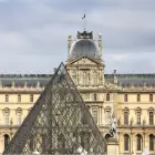 The Glass Pyramid Outside the Louvre 