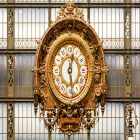 A Clock at the Musee D'Orsay in Paris 