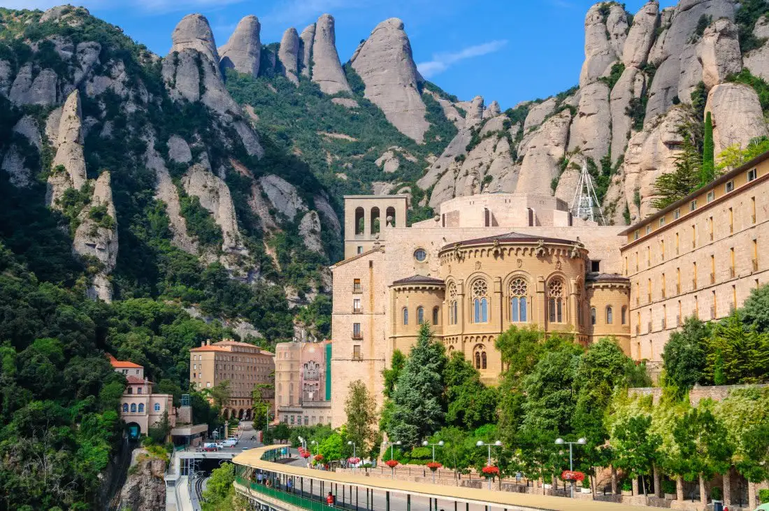 Monserrat with rocks in background
