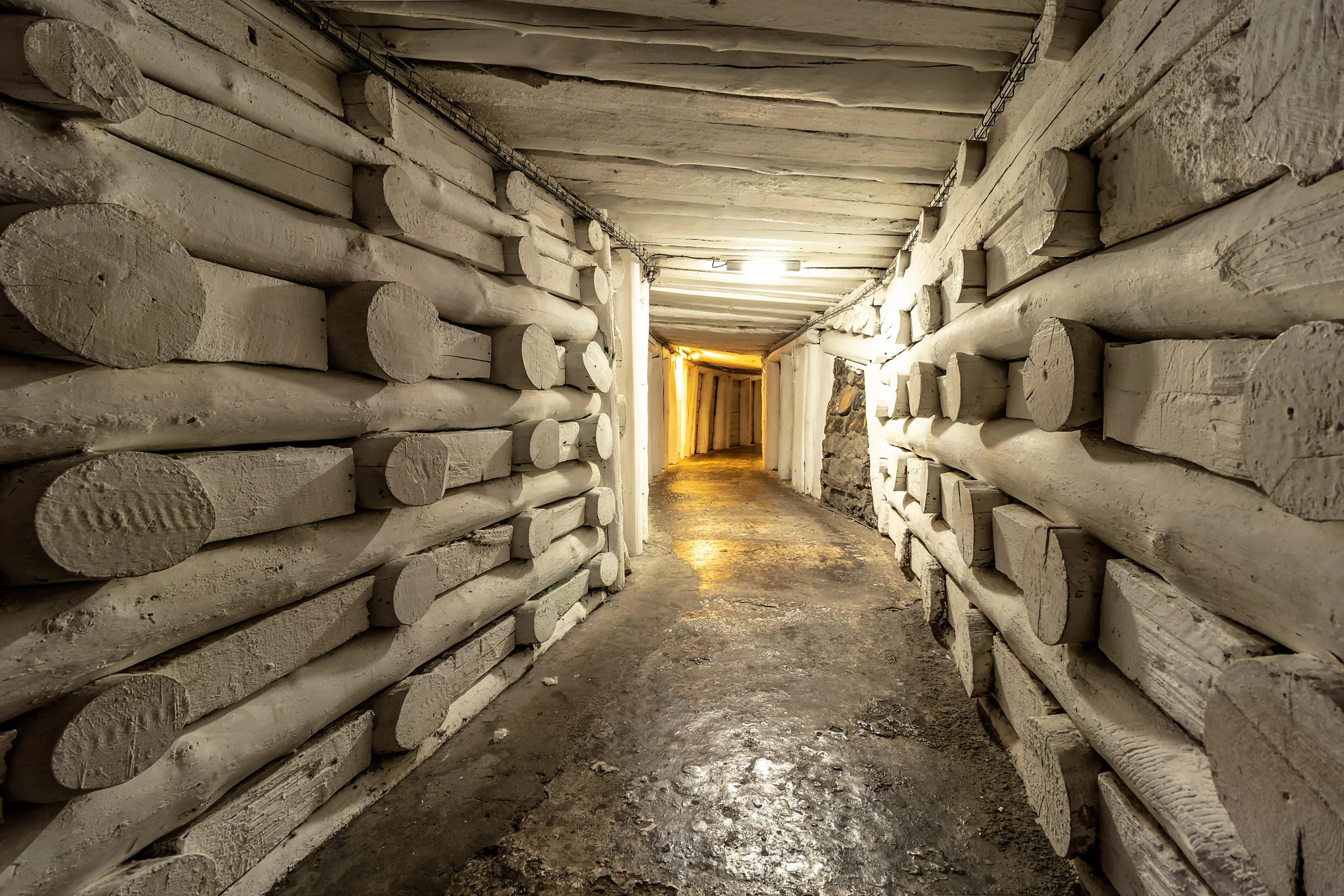 Passage Through the Salt Mines in Krakow