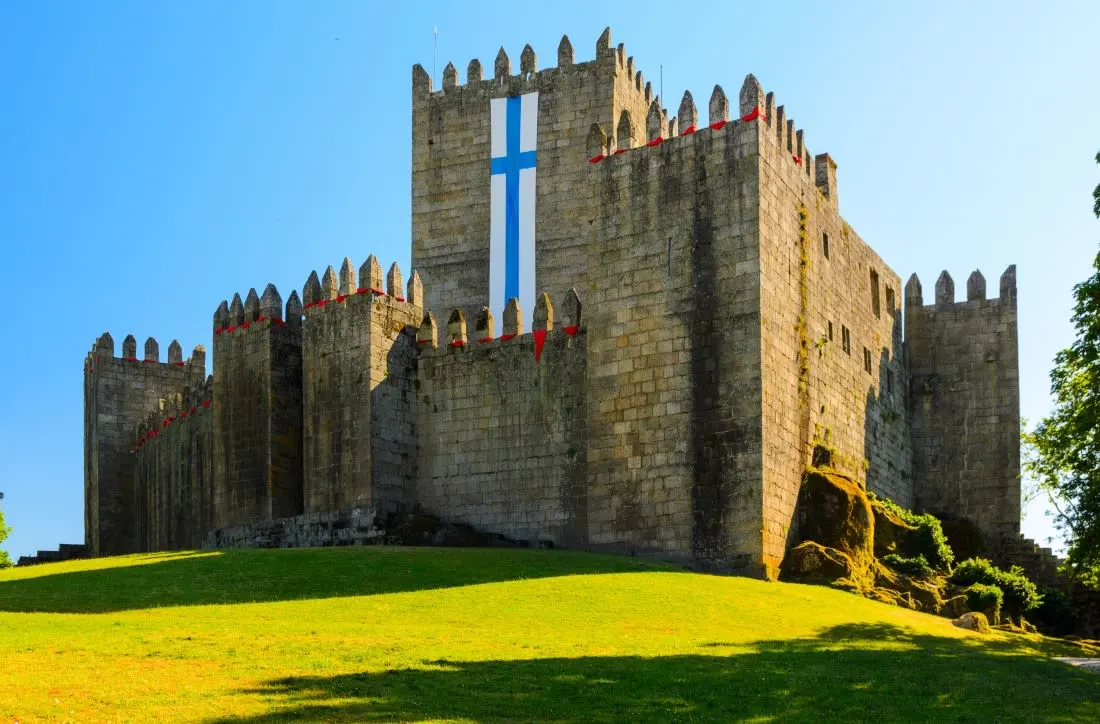 castle  with flag