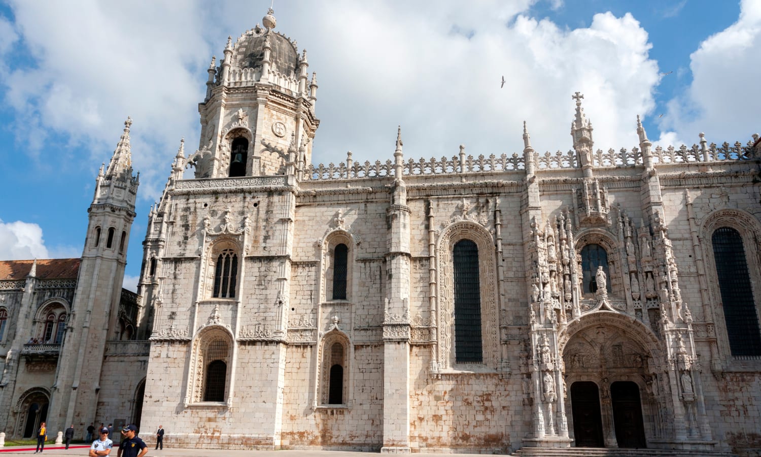 The Late Gothic Architecture of the Jeronimos monastery in Lisbon