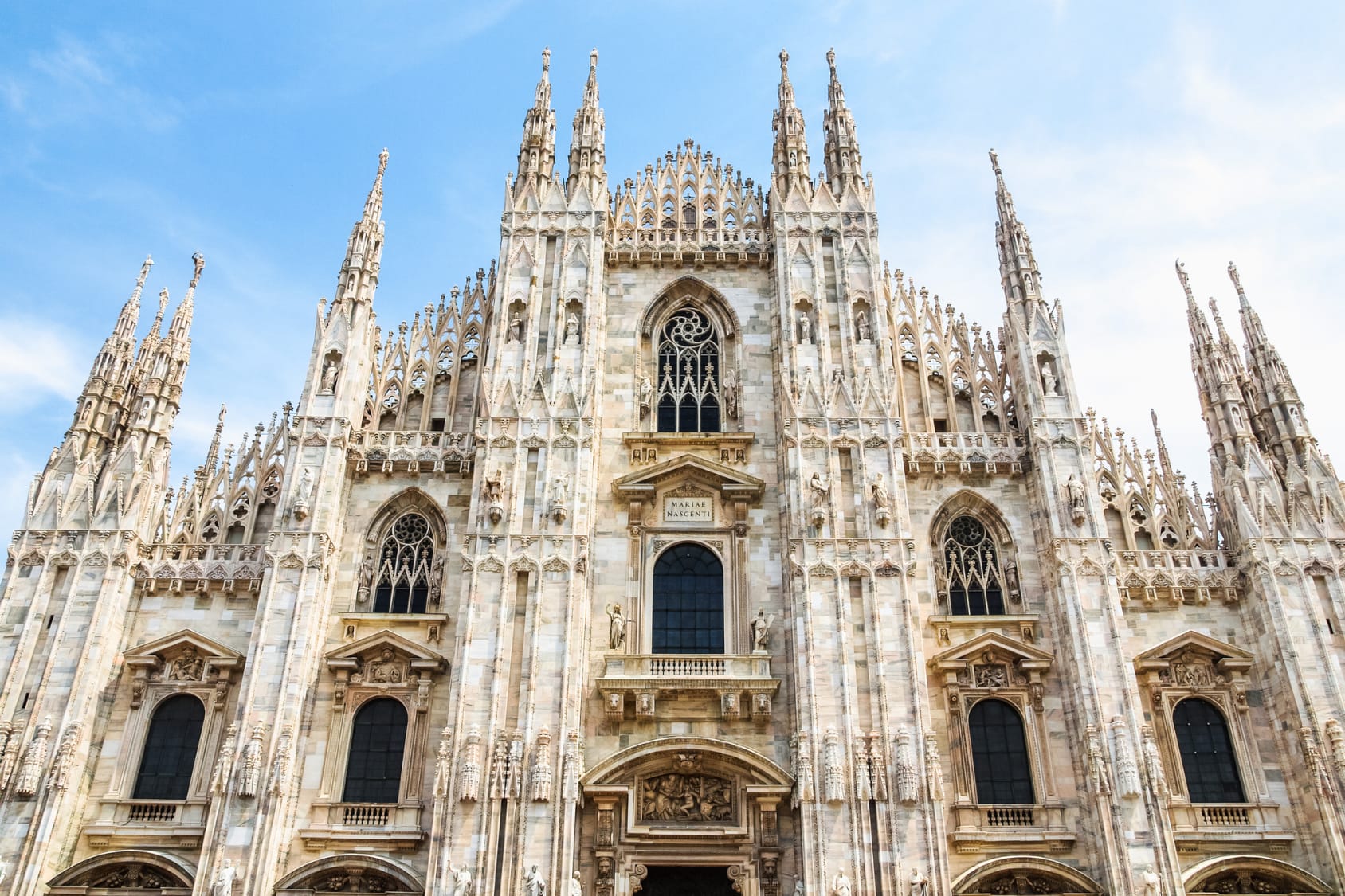 Milan Gothic Cathedral Facade