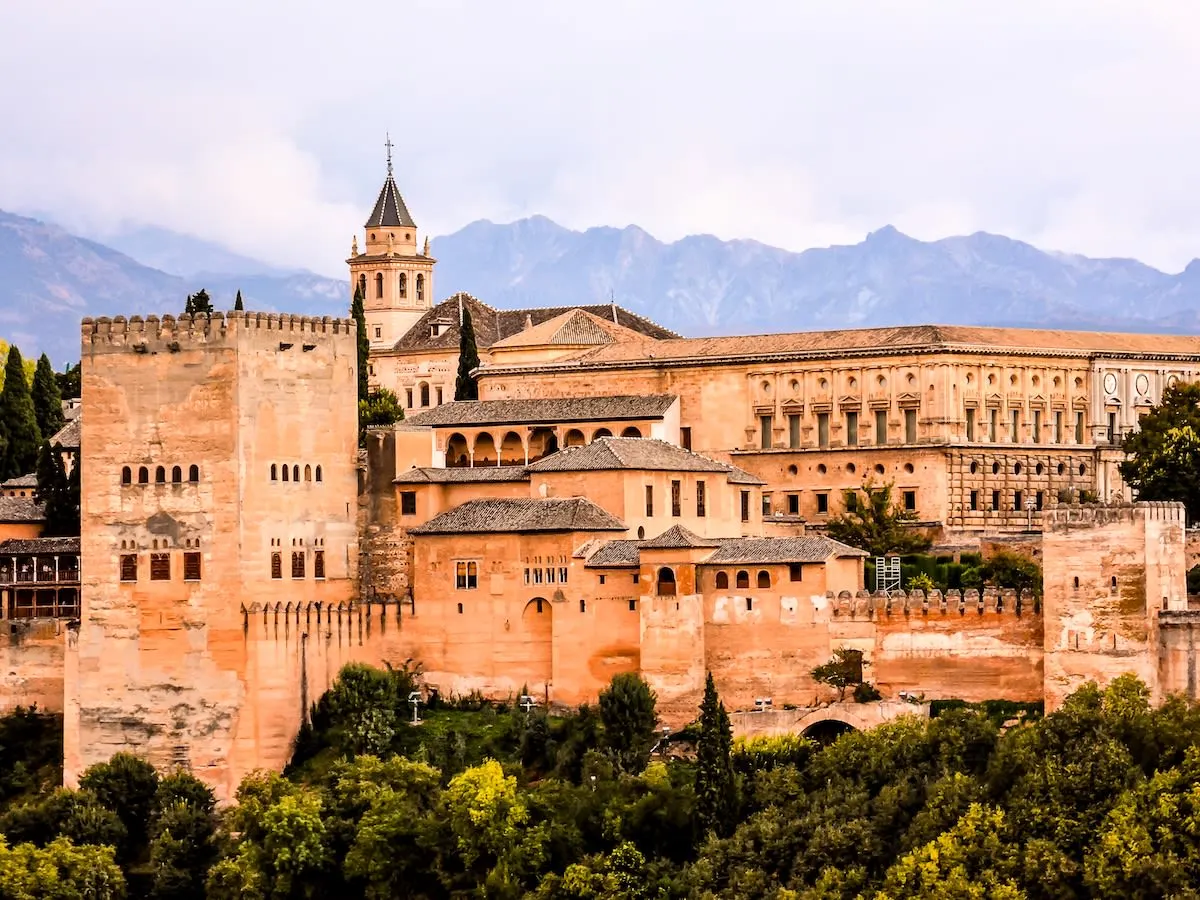 Alhambra Palace in Granada Spain