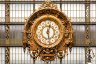 A Clock at the Musee D'Orsay in Paris 