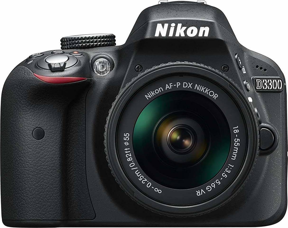 Nikon D3300 SLR-Digitalkamera Kit + AF-P 18-55 VR schwarz mieten ab 22 ...