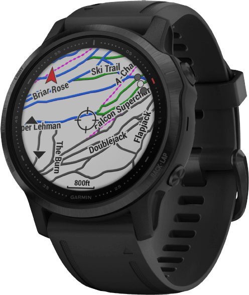 Black Garmin Fenix 6s Pro GPS Sports watch, 42mm.3