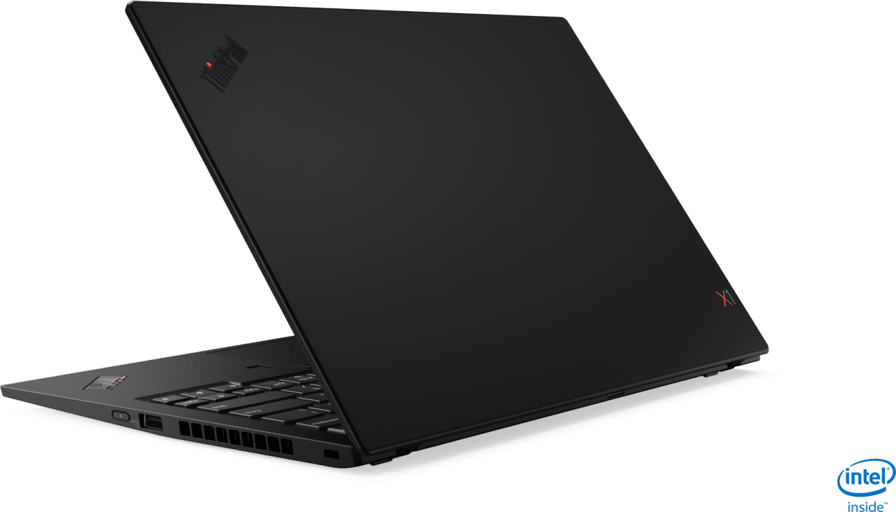 Black Lenovo ThinkPad X1 Carbon G7.4