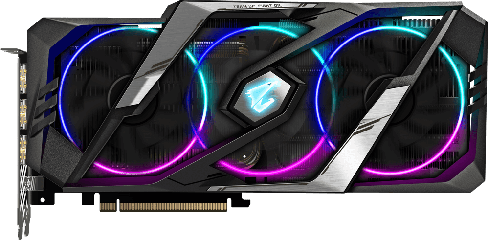 Black Gigabyte AORUS GeForce® RTX™ 2080 Super™ 8G Graphics Card.1