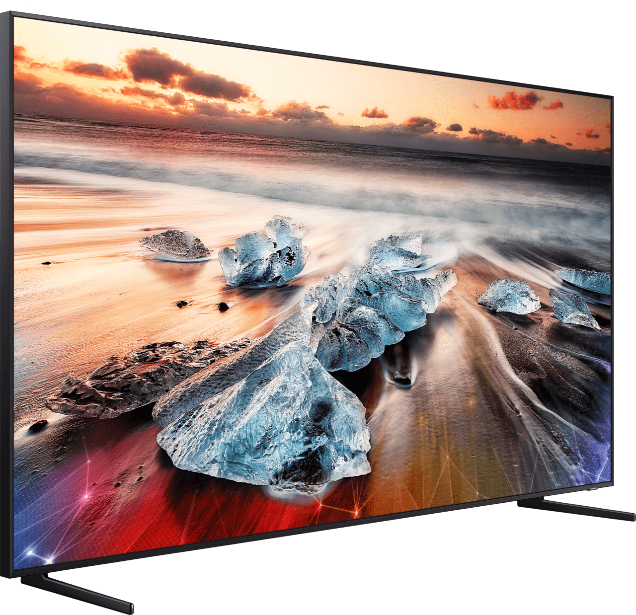 Schwarz Samsung TV 65" Q950R.3