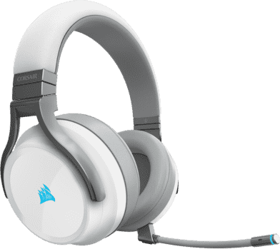 White CORSAIR Virtuoso RGB Wireless Gaming Headphones.1