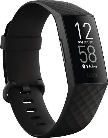 Schwarz Fitbit Charge 4 Aktivitäts-Tracker.2