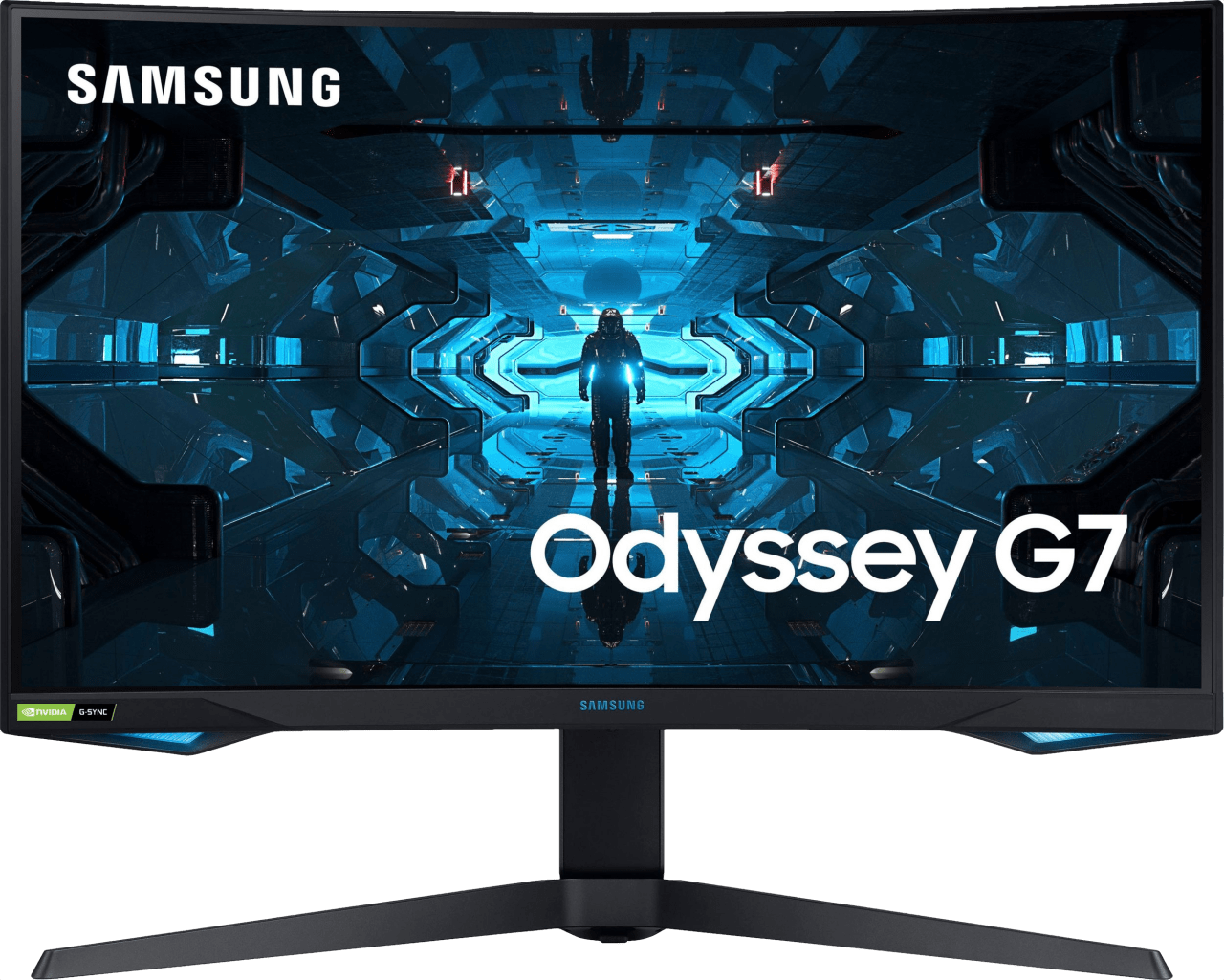 Black Samsung - 32" Odyssey G7 LC32G74TQSUXZG.1