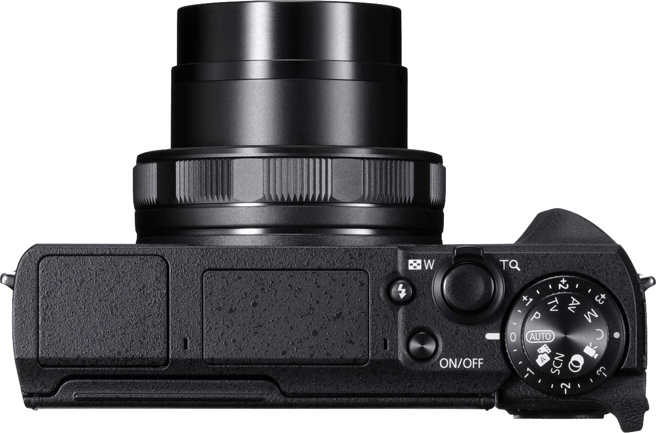 Schwarz Canon PowerShot G5X Mark II, Kompaktkamera.4