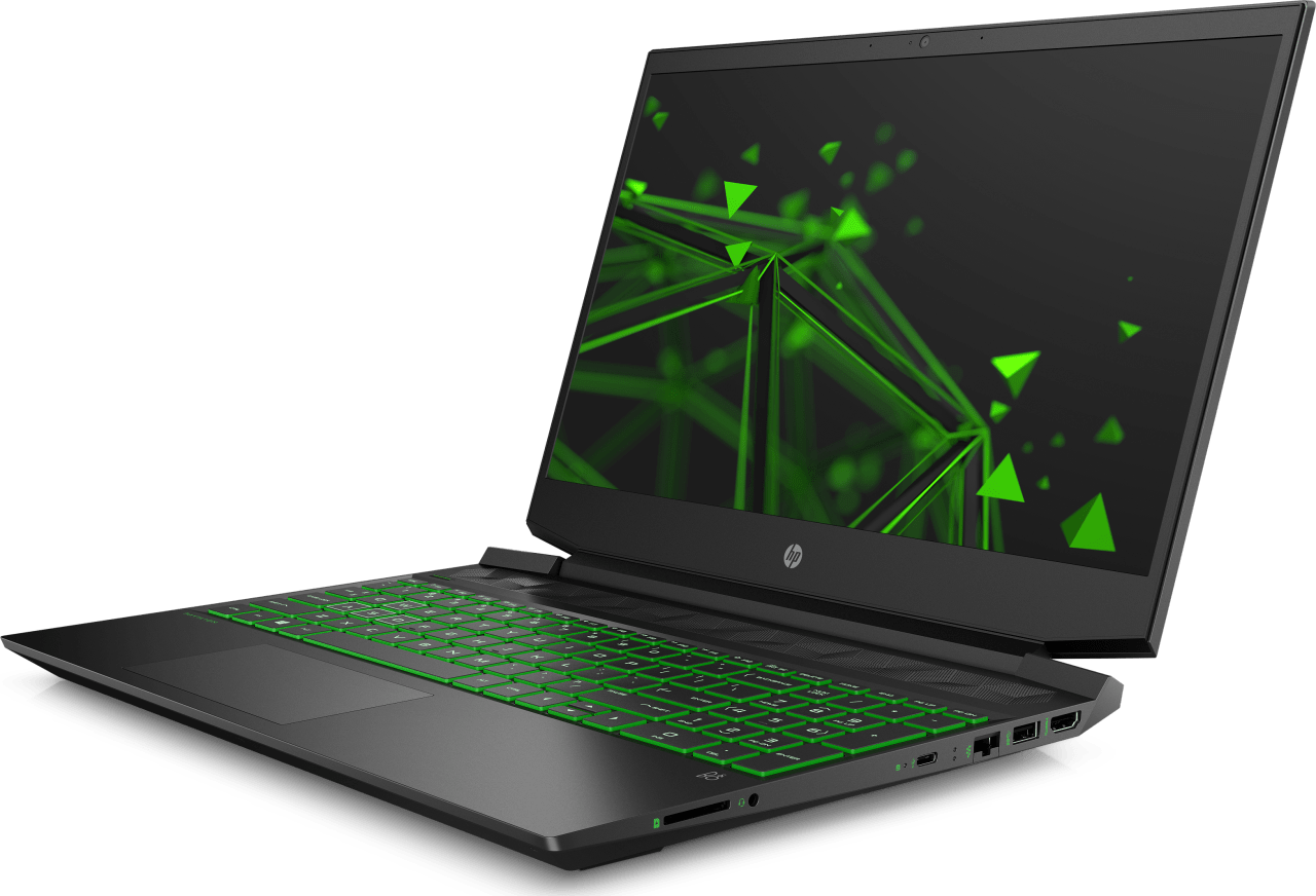 Shadow Black / Acid Green HP Pavilion Gaming 15-ec1223ng - Gaming Laptop - AMD Ryzen™ 7 4800H - 16GB - 1TB PCIe - NVIDIA® GeForce® GTX™ 1660 Ti Max Q.2