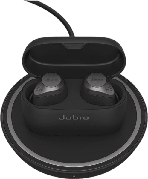 Titanium Jabra Elite 85t Noise-cancelling In-ear Bluetooth Headphones.3