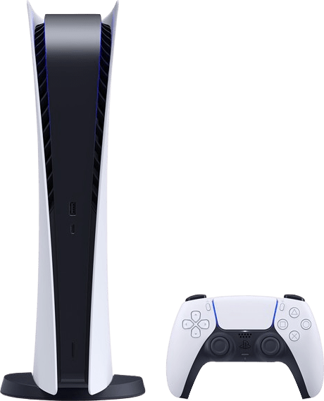 White Sony PlayStation 5 Digital Edition.2