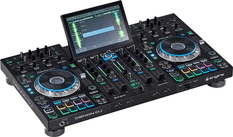 Black Denon MCX8000 All in one DJ controller.2