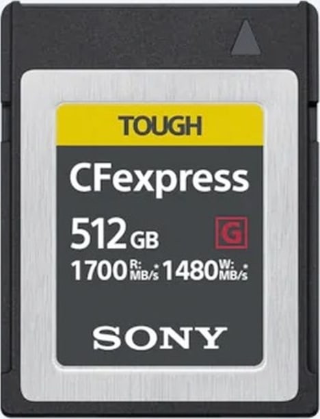 Black Sony CFexpress Type B Memory Card 512GB.1