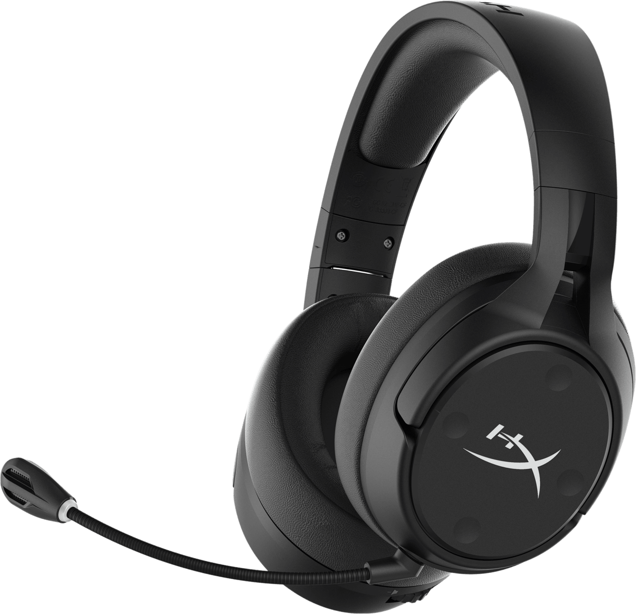 Black HyperX Cloud Flight S Over-ear Gaming Headphones.1