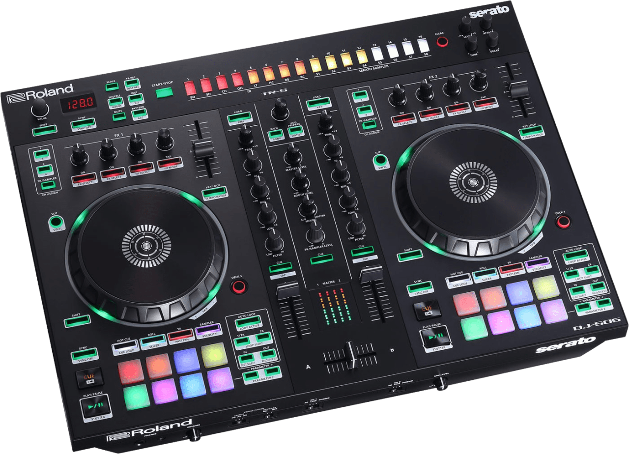 Schwarz Roland DJ-505 All in one DJ controller.1