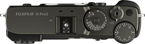 Schwarz Fujifilm X-Pro3 + XF 18-55mm Objektiv.5