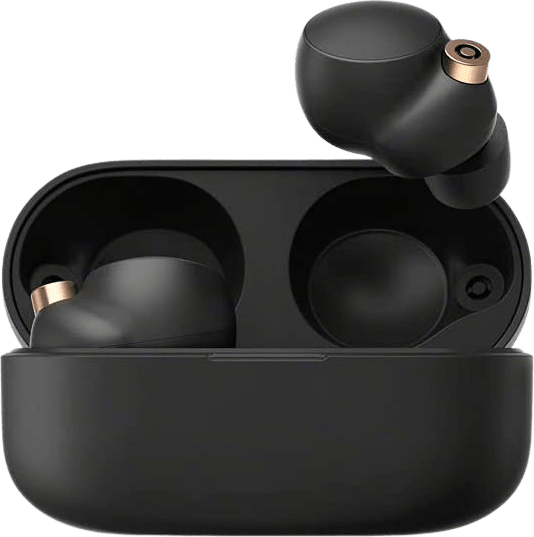 Black Sony WF-1000 XM4 Noise-cancelling In-ear Bluetooth Headphones.3