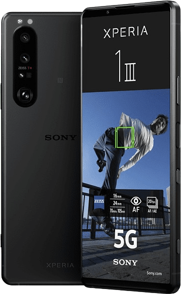 Schwarz Sony Xperia 1 lll Smartphone - 256GB - Dual Sim.1