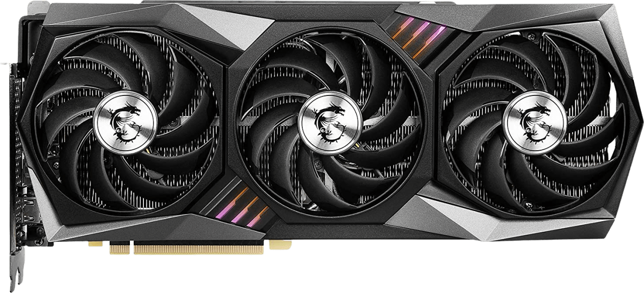 Black MSI GeForce RTX 3090 Gaming X Trio Graphics Card.1
