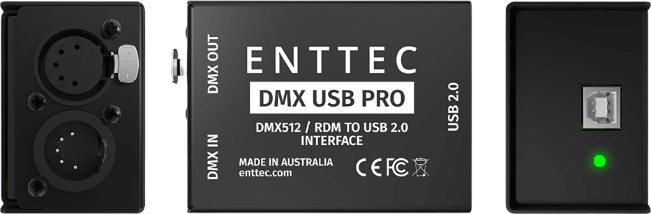 Negro Interfaz Enttec DMX USB Pro Interfaz DMX USB Pro.1