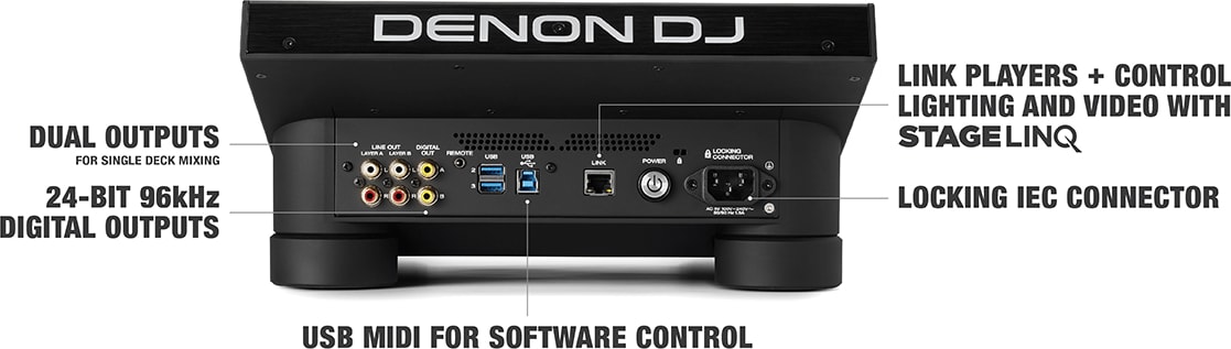 Black Denon Dj SC6000 Prime DJ Media Player.3