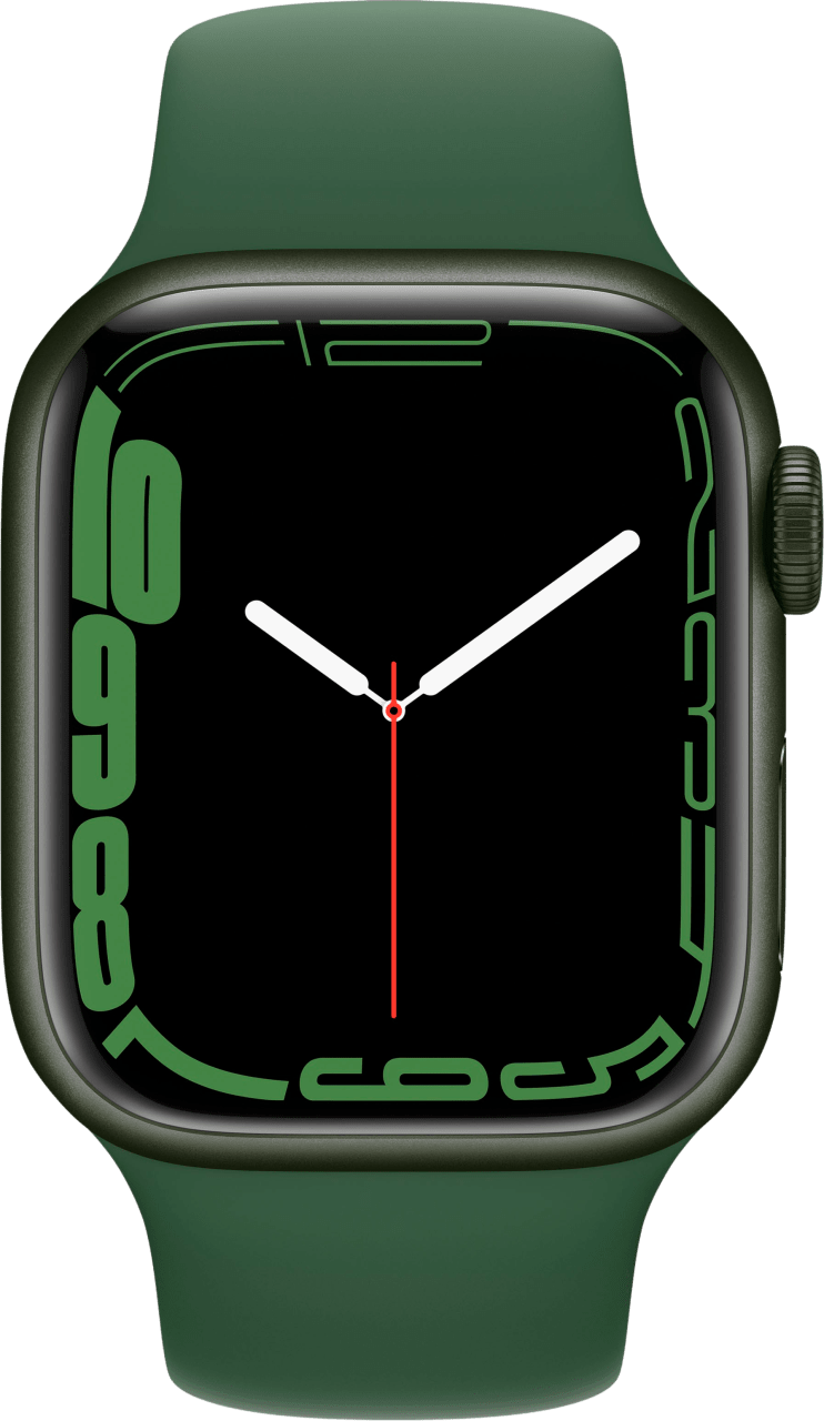 Green Apple Watch Series 7 GPS, 41mm, Aluminium Case and Sport Band.2