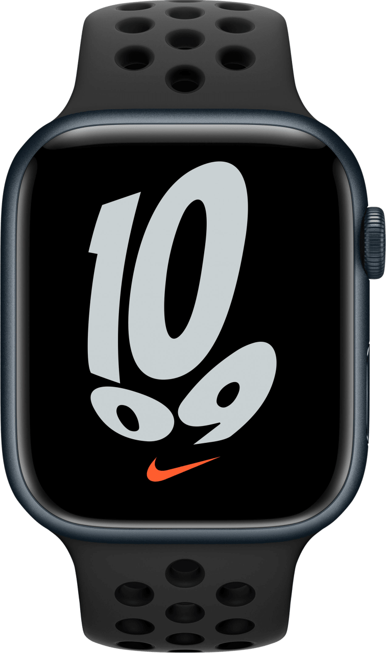 Midnight Apple Watch Nike Series 7 GPS, 41mm, Aluminium Case and Nike Sport Band.2
