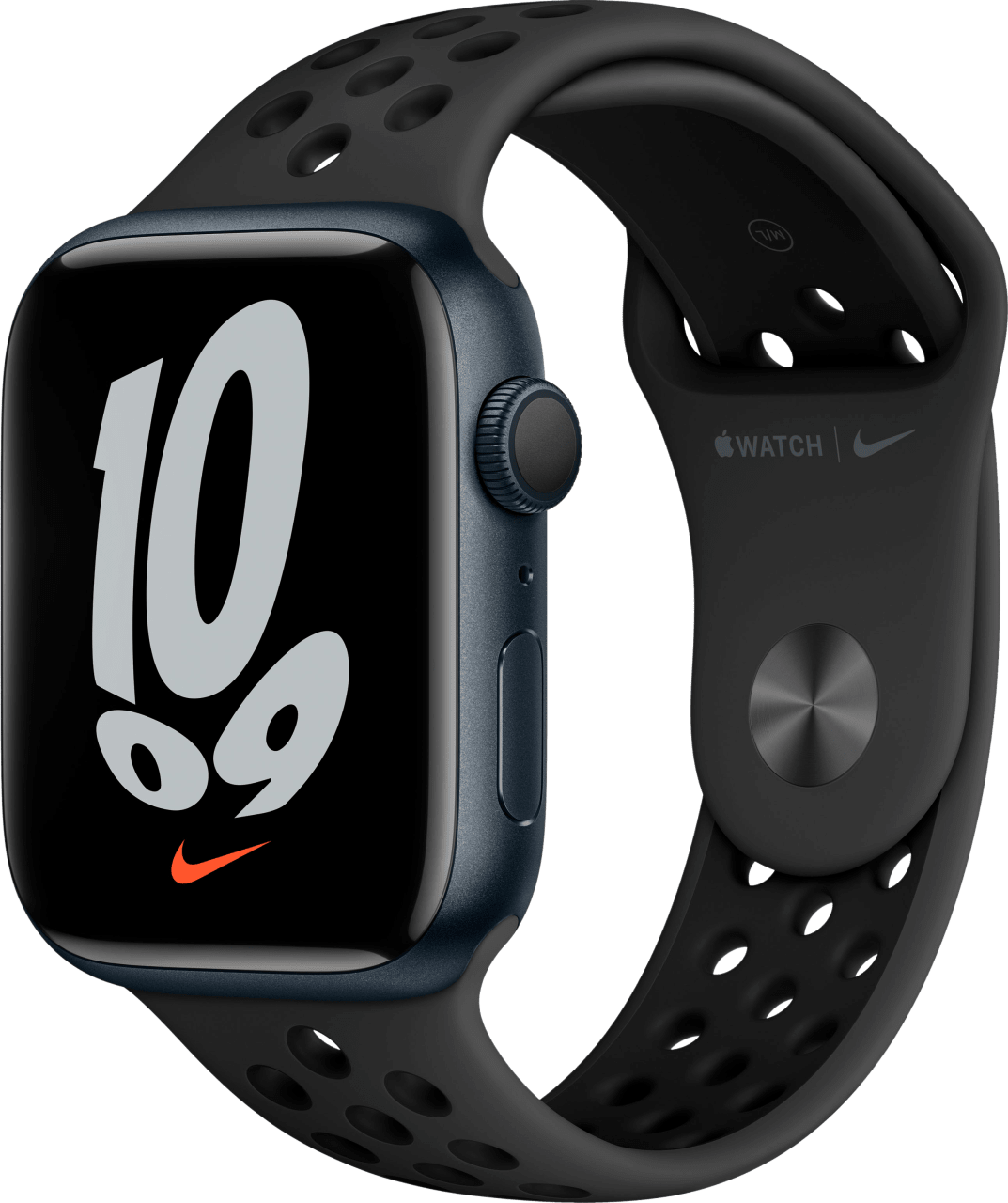 Midnight Apple Watch Nike Series 7 GPS + Cellular, 45mm, Aluminium Case and Nike Sport Band.1