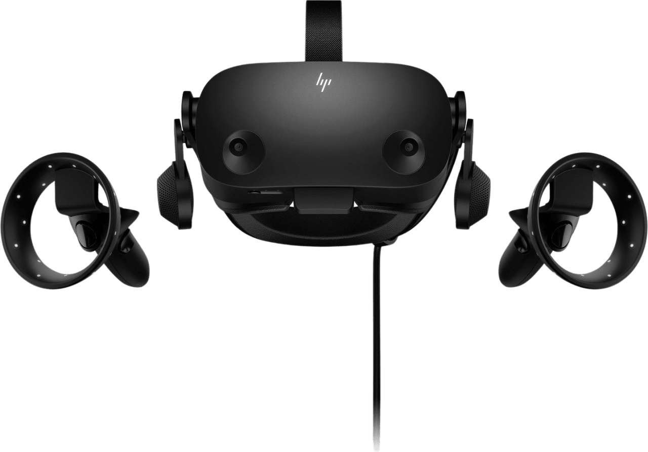 Negro Casco de realidad virtual HP Reverb G2 Omnicept Edition (incluye 2 controladores de movimiento).1