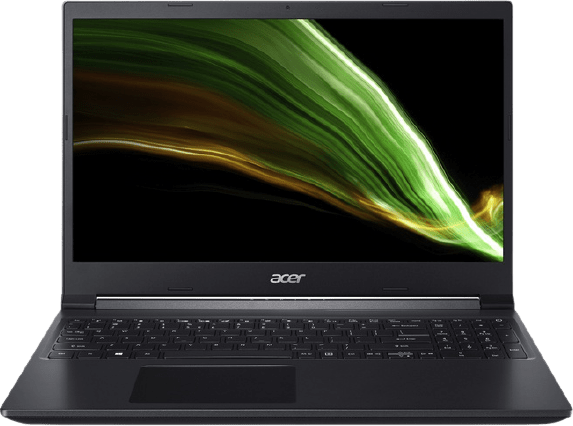 Black Acer Aspire 7 A715-42G-R15T - English (QWERTY) Laptop - AMD Ryzen™ 7 5700H - 16GB - 512GB SSD - NVIDIA® GeForce® RTX 3050.1
