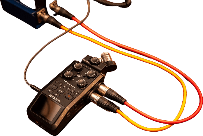 Schwarz Zoom H6 Tragbarer 6-Spur-Audiorecorder.3