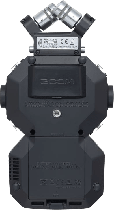 Zwart Zoom H8 draagbare 12-sporen audiorecorder.7