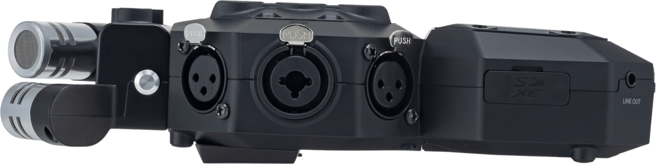 Negro Grabador de audio portátil de 12 pistas Zoom H8.5