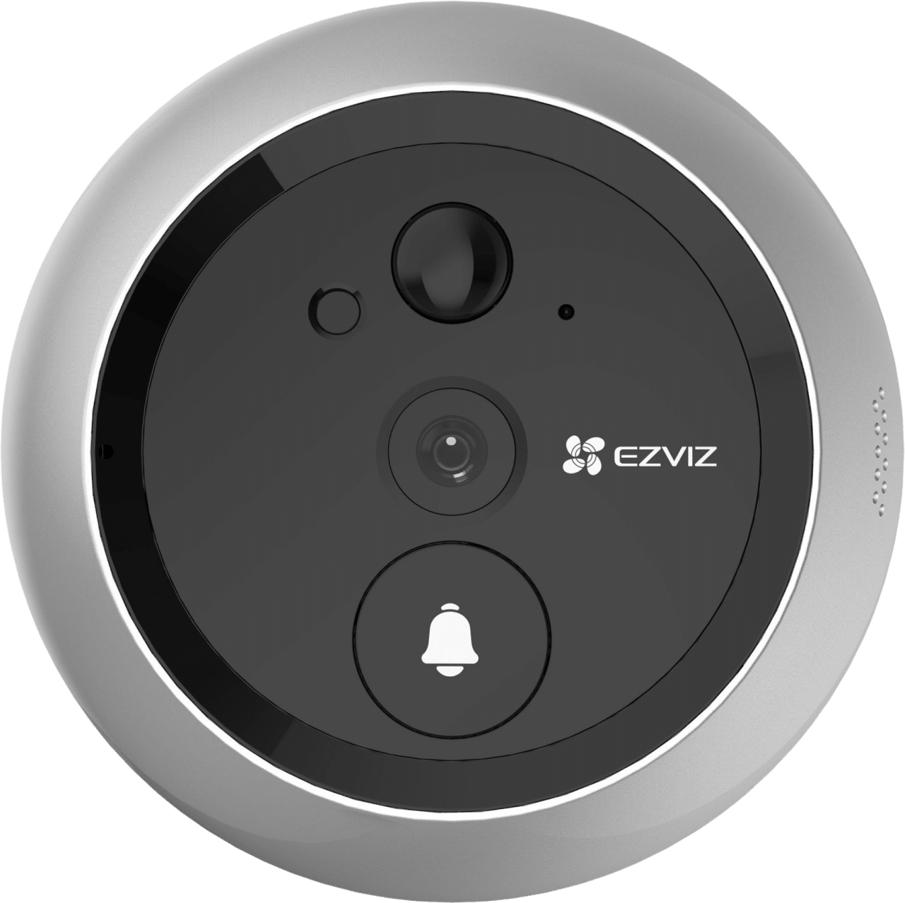 Silver EZVIZ DP1C Video Doorbell and Peephole.2