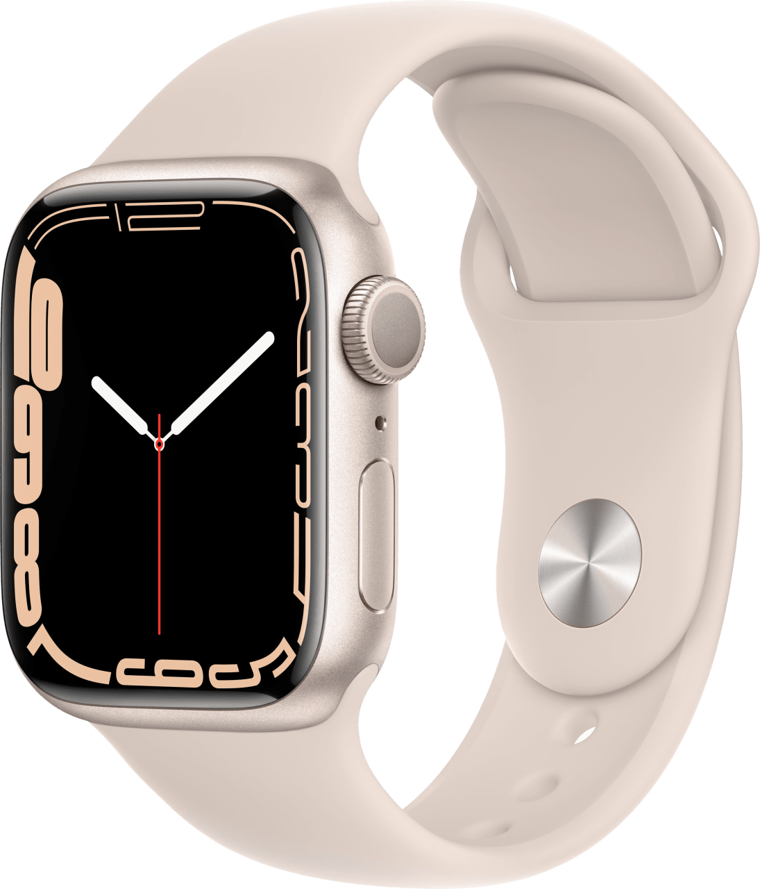 Starlight Apple Watch Series 7 GPS + Cellular, Aluminium Case and Sport Band, 41mm.1