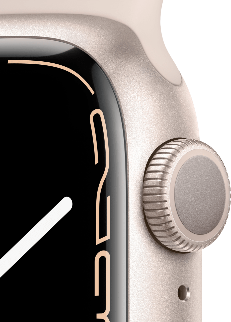 Starlight Apple Watch Series 7 GPS + Cellular, Aluminium Case and Sport Band, 41mm.3