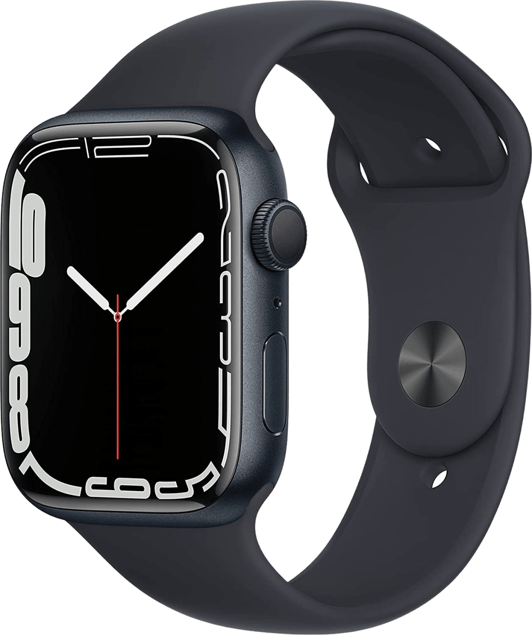 Midnight Apple Watch Series 7 GPS + Cellular, Aluminium Case and Sport Band, 45mm.1