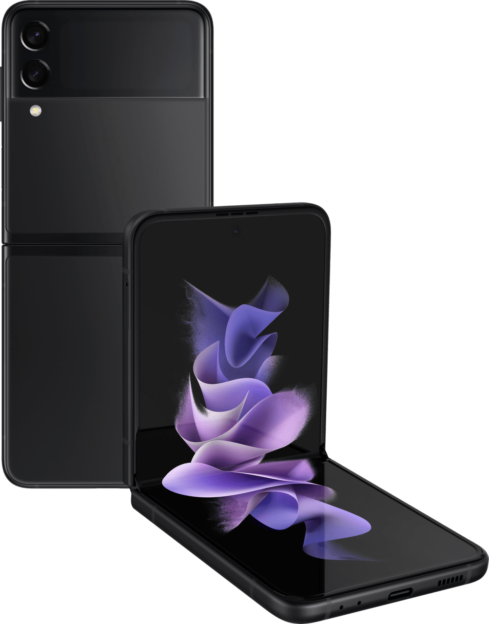 Black Samsung Smartphone Galaxy Z Flip3 - 256GB - Dual SIM.1