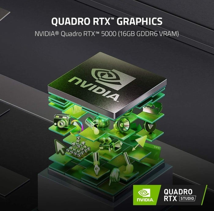 Black Razer Blade 15 Studio Edition - Gaming Laptop - Intel® Core™ i7-10875H - 32GB - 1TB SSD - NVIDIA® Quadro RTX 5000.4